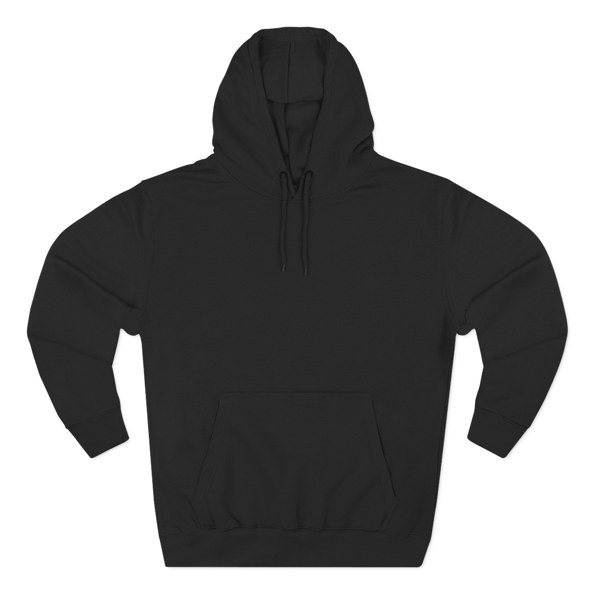 By Myself Maxing Hoodie — Moody Black Graphic Fleece Pullover